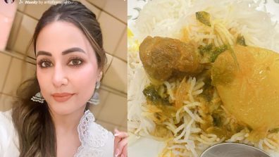 Hina Khan Enjoys ‘Ealav Te Maaz’ Made By Her Mother