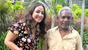 Hina Khan Gets Candid With ‘Bhutte Waale Bhaiya,’ See Pics