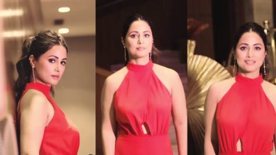 Hina Khan Is All ‘Chic’ And ‘Bold’ In Red Pantsuit; See Here