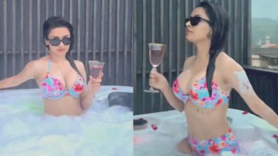 Steamy Hot Tub Video: Avneet Kaur Heats Up Instagram In A Sexy Floral Bikini