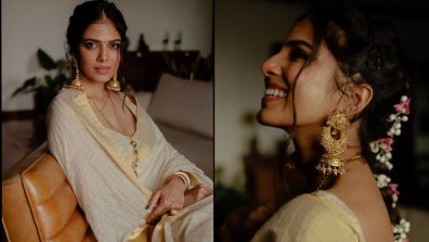 In Pics: Malavika Mohanan’s Never-Ending Affair With Kasavu Silk Saree