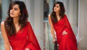 In Pics: Taapsee Pannu looks fierce in spicy red saree