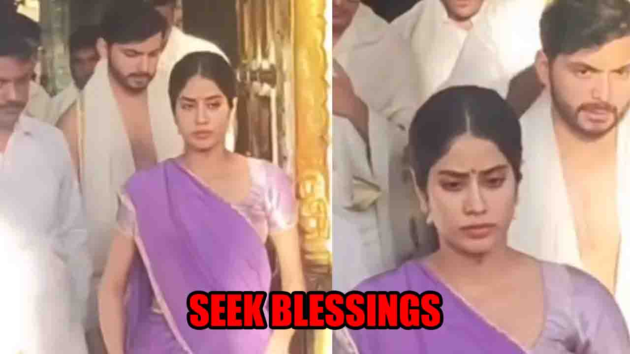 Janhvi Kapoor And Rumoured Beau Shikhar Pahariya Seek Blessings At Tirumala Temple, Watch Viral Video 846855