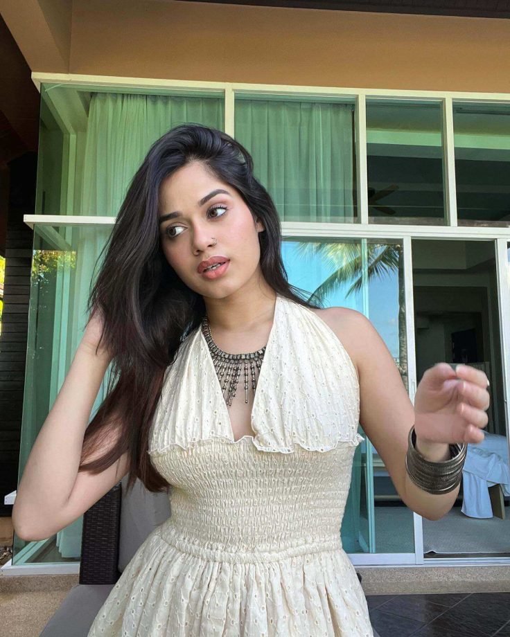 Jannat Zubair's Boho Fashion In Ivory Mini-Dress Is Perfect Summer Goals 845023