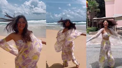 Jasmin Bhasin Feels Easy And Breezy In Floral Co-ords, Aly Goni Loves It