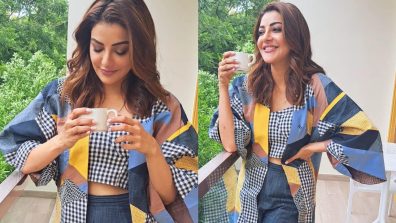 Kajal Aggarwal’s mornings are all about coffee and fashion flair, see pics