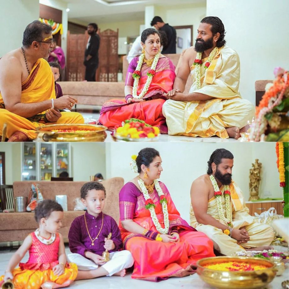 Kantara Star Rishab Shetty Celebrates 'Varamahalakshmi' Festival With Family, See Pics 846457