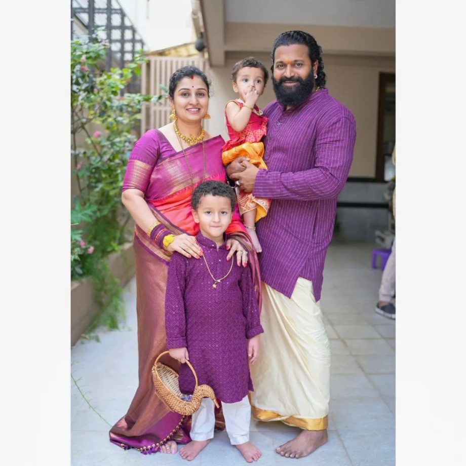 Kantara Star Rishab Shetty Celebrates 'Varamahalakshmi' Festival With Family, See Pics 846453