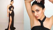 Kiara Advani Breaks The Internet In A Black Cut-Out Thigh-High Slit Gown