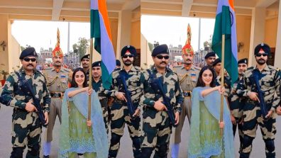 Kiara Advani Feels Proud Holding National Flag; Meets BSF Javans