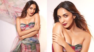 Kiara Advani sirens glamour in sheer chromatic couture, see pics