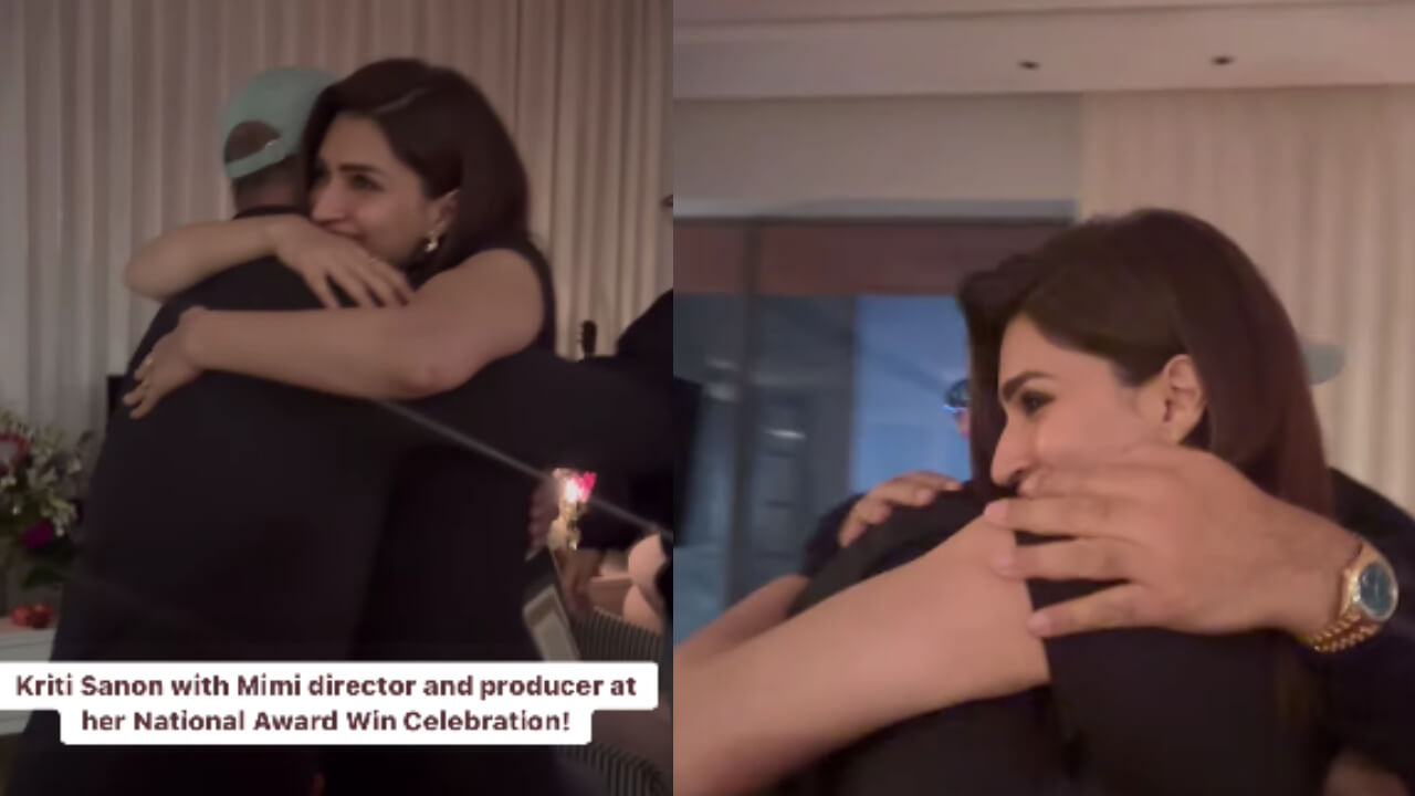Kriti Sanon has an adorable moment with her Mimi director and producer during her National Award celebration- SEE BELOW! 846527