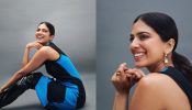 Malavika Mohanan Goes Edgy In This Cheeky Blue-black Co-ords