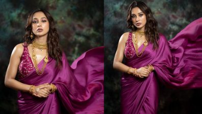 Mimi Chakraborty calls for a regal affair in silk saree, see pics