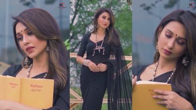 Mimi Chakraborty Looks Drop-Dead Gorgeous In Black Saree; See Here