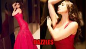 Mouni Roy Dazzles In Red Corduroy Gown, See Pics