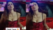 Palak Tiwari Looks Piping Hot In Red Latex Mini Dress, See Here