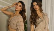 Palak Tiwari Sizzles In Sequin Saree; Aditi Bhatia Loves It