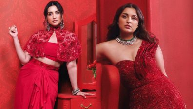 Parineeti Chopra raises sensuality bar high in red shimmery bodycon, see pics