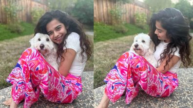 Pawdorable! Mithila Palkar gets cuddly with her doggo in California, see pic