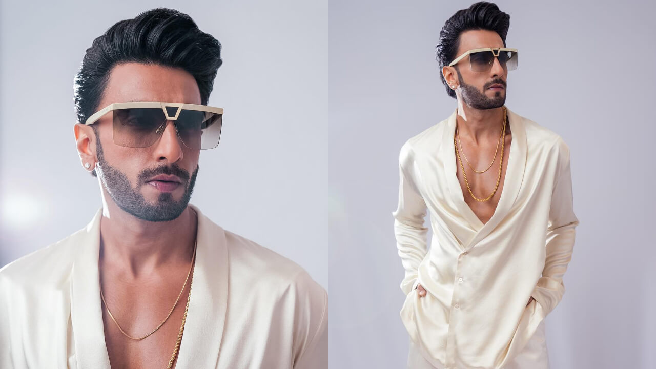 Ranveer Singh Steals Heart In  Debonair Style Wearing Silk Funky Suit 844838