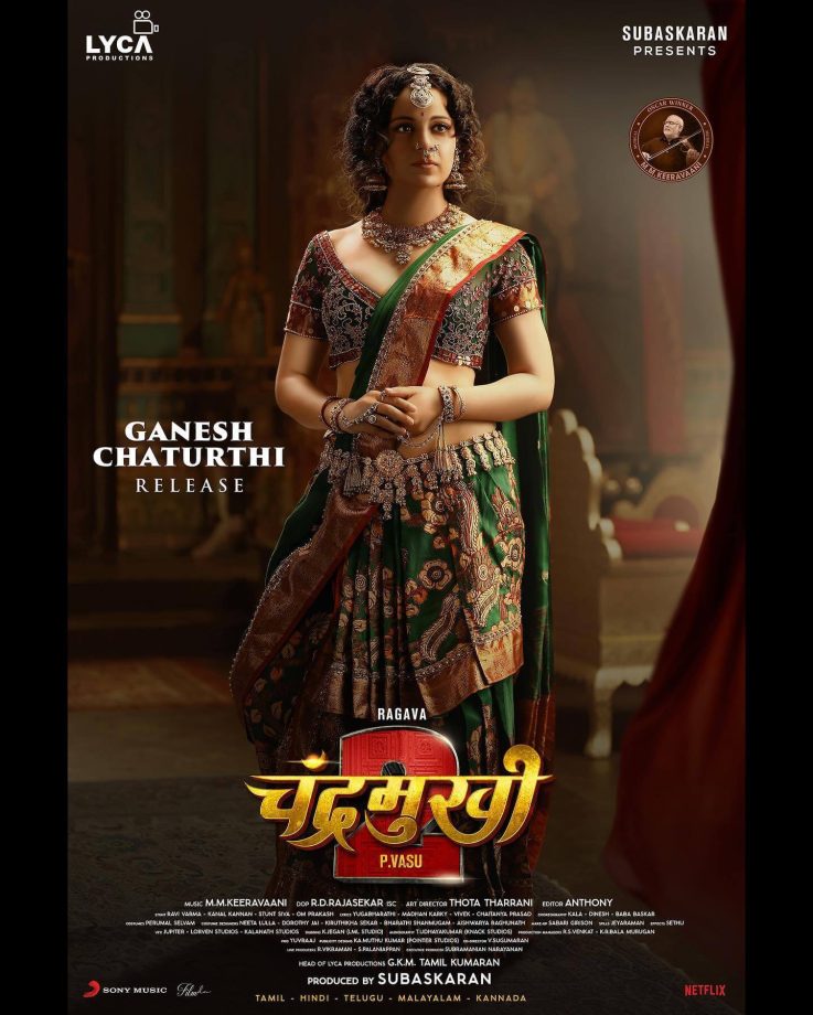 REVEALED: Kangana Ranaut’s first look from film Chandramukhi 2 840746