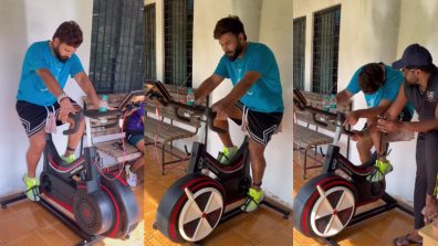 Rishabh Pant Improves Strength By Cycling, Says ‘Grip, Twist, Paddle’