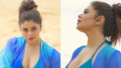 Ritabhari Chakraborty sets beach fashion ablaze in stylish blue co-ords