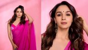 Rocky Aur Rani Ki Prem Kahani fame Alia Bhatt exudes elegance in a pink chiffon saree