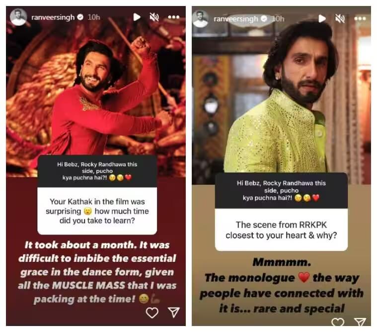 RRPK: Ranveer Singh recalls his challenging journey of learning Kathak, read 841534