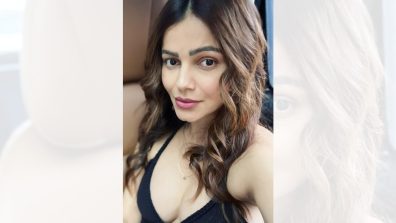 Rubina Dilaik exudes chic glam in black bralette, see pics