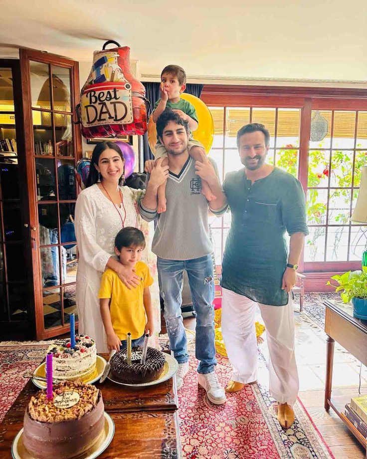 Sara Ali Khan shares Saif Ali Khan's birthday celebration photos, writes a cute wish 843277