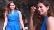 Sargun Mehta Sets Fashion Ablaze In Blue Plunging Dress; See Here