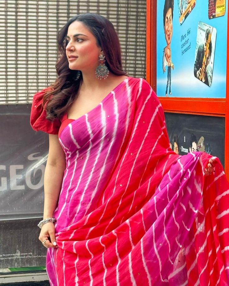 Shraddha Arya Turns 'Pari' In Pink Saree; See Here 839706