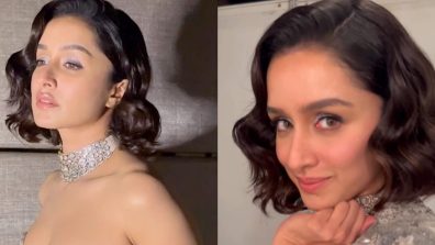 Shraddha Kapoor Becomes Show Stopper In Silver Shimmer Maximal Lehenga