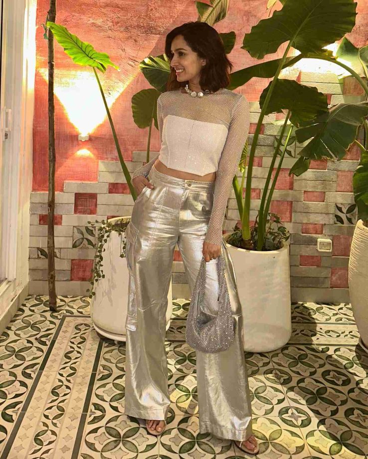 Shraddha Kapoor's Metallic Glam In Silver Pants And Netted Mesh Top Is Wreaking Havoc On Internet 844975