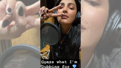 Shruti Haasan drops BTS as she kicks off dubbing for Salaar, check out