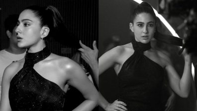 Sneak Peek Into Sara Ali Khan’s ‘Flashy’ Glamour In Monochrome Set