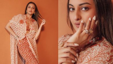 Sonakshi Sinha Is A Boho Queen In Orange Co-ords; See Pics