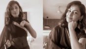 Sriti Jha’s ethereal elegance shines in sheer black saree, see pics