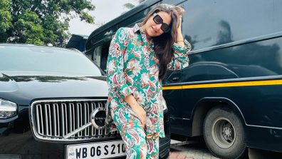 Subhashree Ganguly looks tropical ready in floral green co-ords, see pics