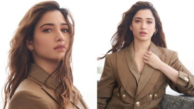 Tamannaah Bhatia ups boss glam in stylish blazer suit, see pics