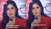 “There’s a big difference”, Katrina Kaif on Bollywood’s political silence