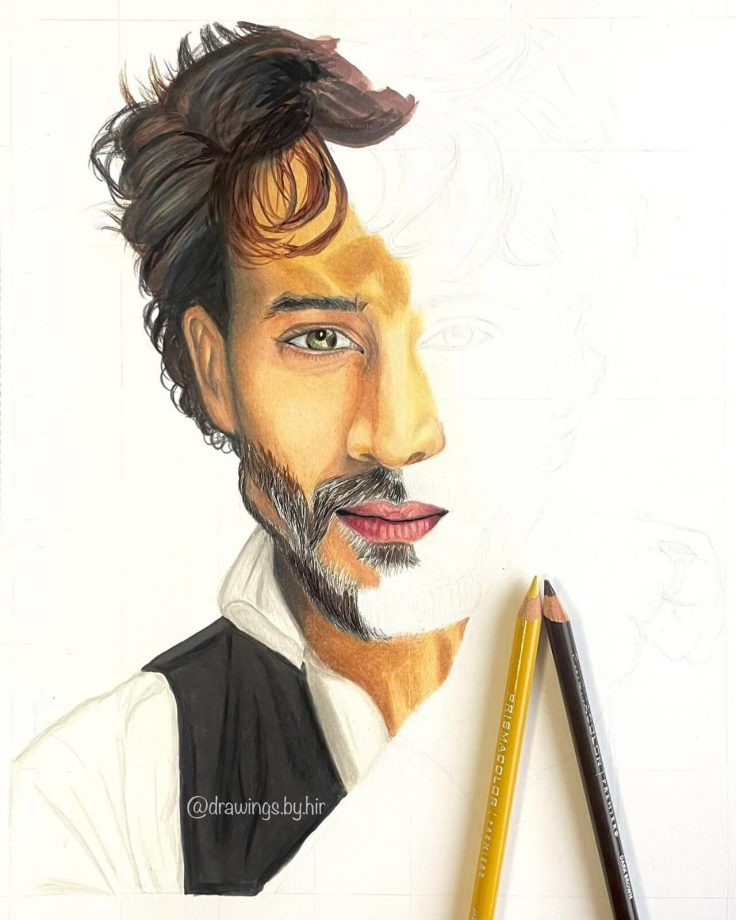 Tiger Shroff fan paints a real-life portrait of him, former gives a special shoutout 846179