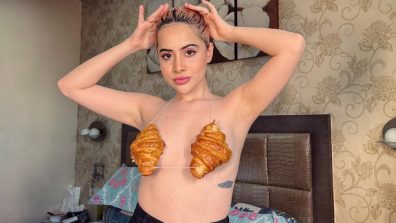 Urfi Javed sets sirens once again with her bizarre ‘croissant’ bralette, see pics