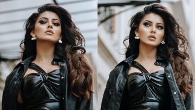 Urvashi Rautela is ‘world cup ready’ in bold black latex mini dress, see pics