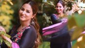 Watch: Hina Khan Blooms Like Butterfly In Floral Salwar Suit