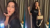 Watch: Jasmin Bhasin looks preppy in all black co-ords