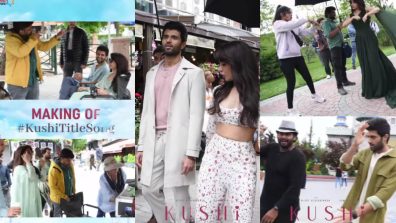 Witness the splendid charm of Vijay Deverakonda and the cuteness of Samantha Ruth Prabhu in the BTS video of the title song of ‘Kushi’!