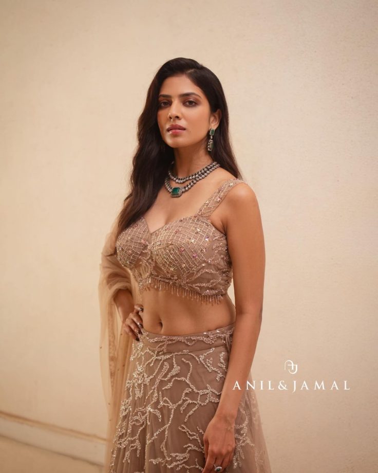 A guide to your modern day lehenga choli designs by Malavika Mohanan [Photos] 855074